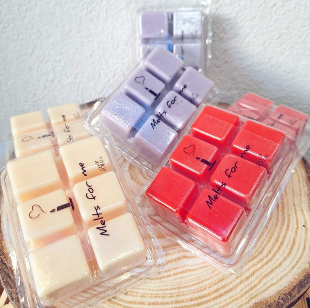 Wax melts κυβάκια σε συσκευασία