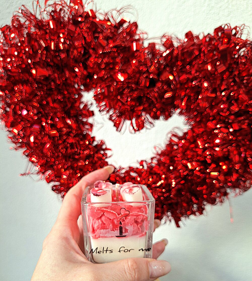 Mini Valentine candle